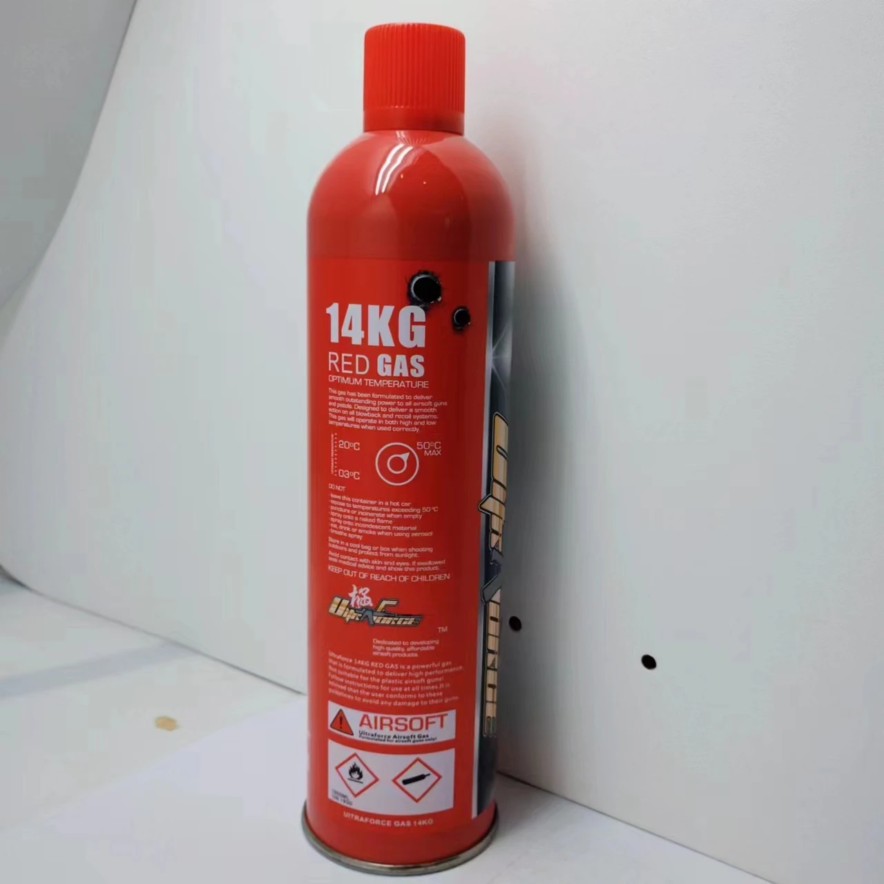 OEM ULTRAFORCE Red gas Airsoft Red Gas Airsoft Gas 600ML