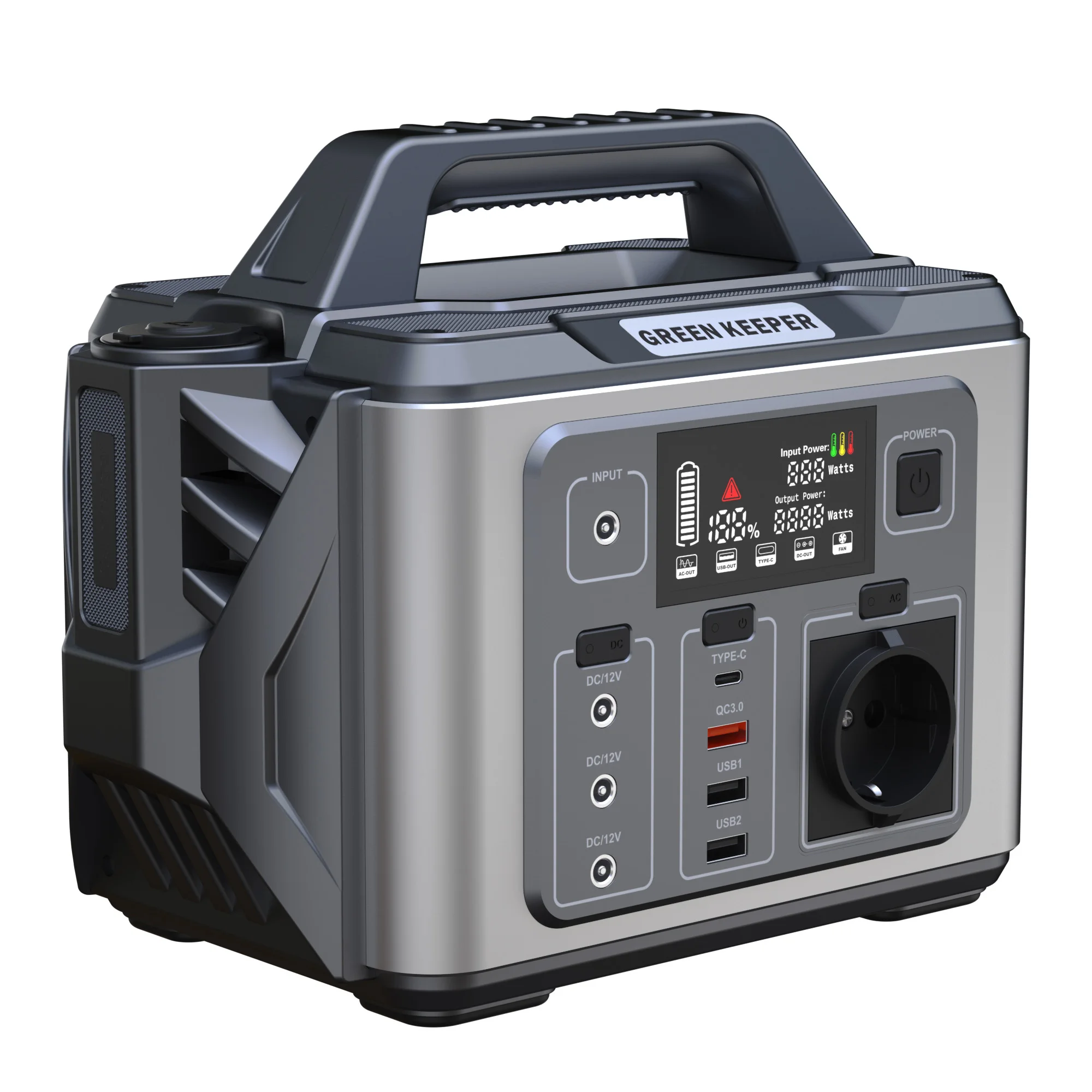 Solar Power Generator Energy Storage Battery 300Wh 1000Wh 2000Wh 3000Wh Pure Sine Wave Portable Power Station