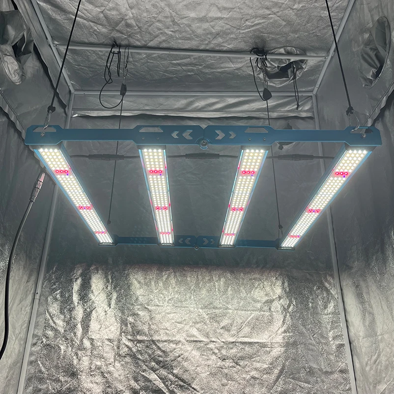 KingBrite P55 320W Samsung LM301H EVO+Osr (660nm+730nm)+LG UV Grow Bar Full Spectrum LED Grow Lamp Light For 3x3ft / 1x1m Tent