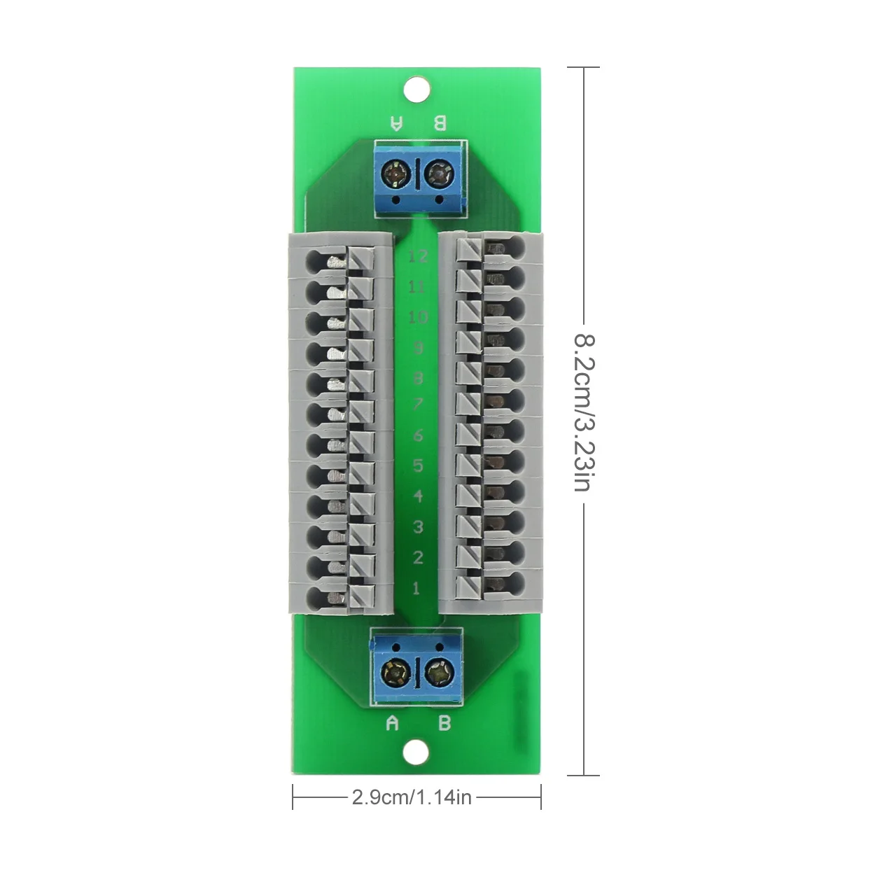  PCB008 2 входа 13 пар выходов без винта распределительная плата питания постоянного и переменного