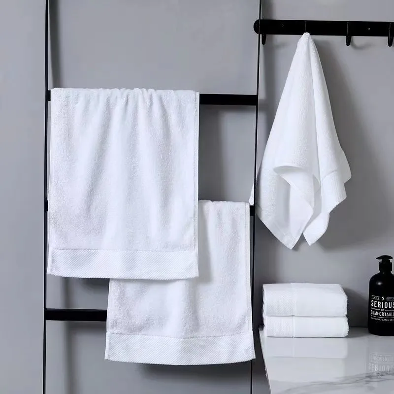 Good quality 5 stars hotel hand towel soft sustainable 100% cotton hand towel