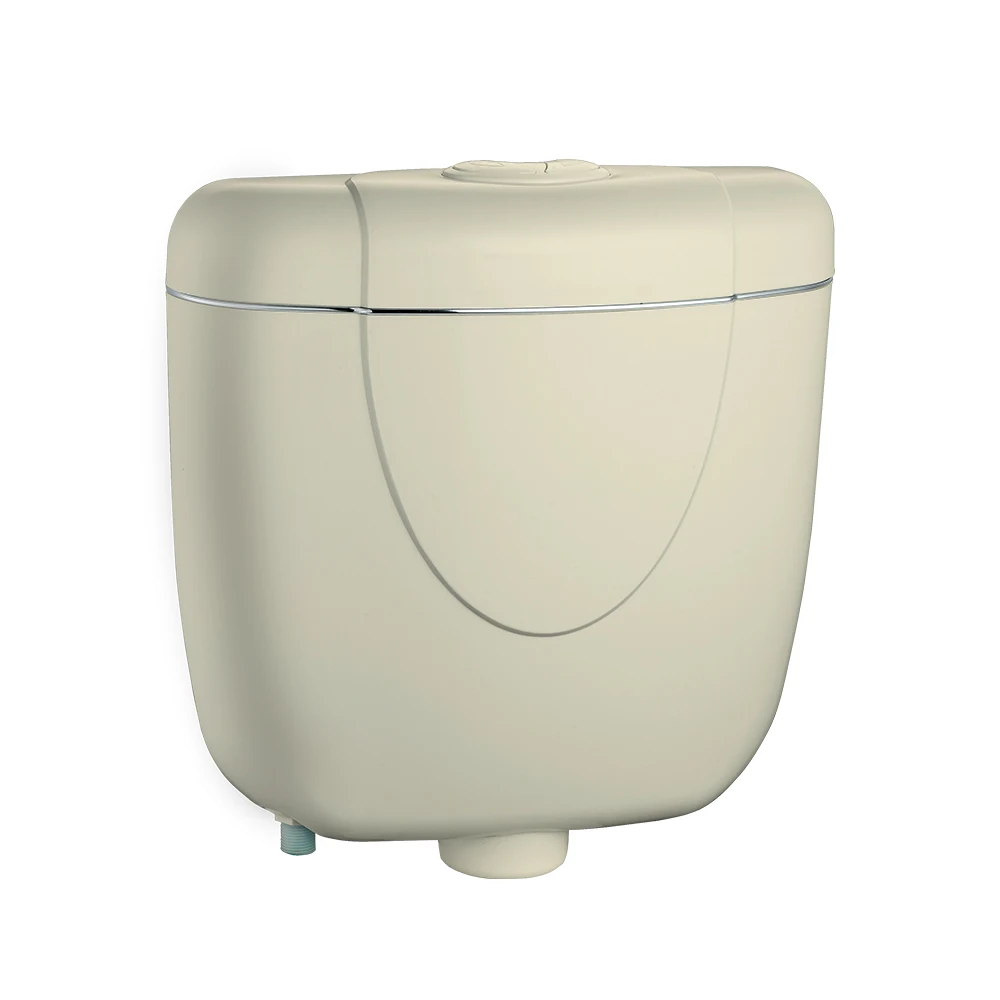 Manufacturer Wall Hung Toilet Water Tank Plastic Slim Dual Flush Toilet Tank