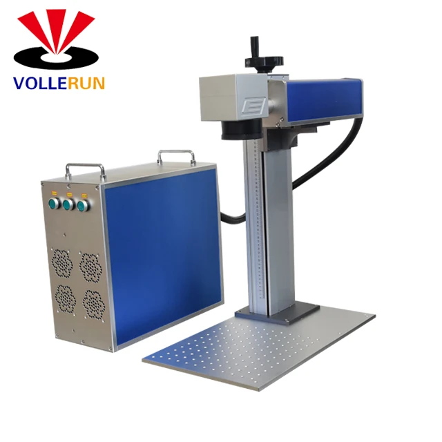 VOIERN Factory supply20W 30W 50W Raycus fiber laser marking machine for metal stainless aluminium