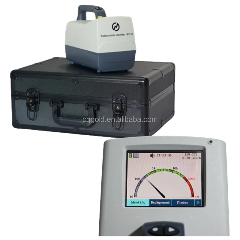 Applications:  Environmental Monitoring: The spectrometer plays a crucial role in environmental monitoring by detecting and quantifying radionuclides in air, water, soil, and other environmental samples. It helps in assessing the impact of radioactive contamination, monitoring background radiation levels, and ensuring comPortable Gamma Ray Spectrometer For Radionuclide.jpg