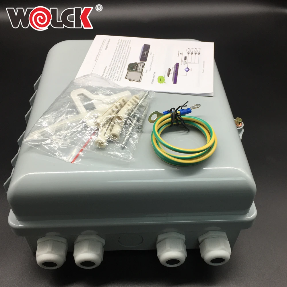 Wolck EPON ONU 8 port Reverse poe EPON ONU