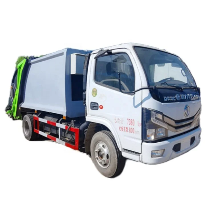 Компактный мусоровоз DONGFENG 4x2 5000л компримированный для продажи
