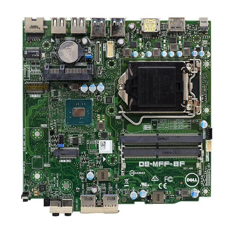 Настольный Серверная материнская плата для ноутбука Dell Optiplex 3050 D8-MFF-BF LGA1151 мини-itx JP3NX