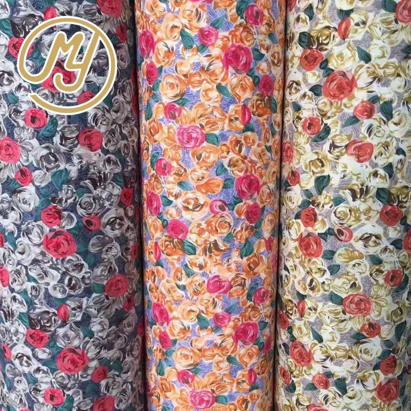 
100GSM Hot Sale Beautiful Woven Plain Printed Cotton Fabric For Dress 