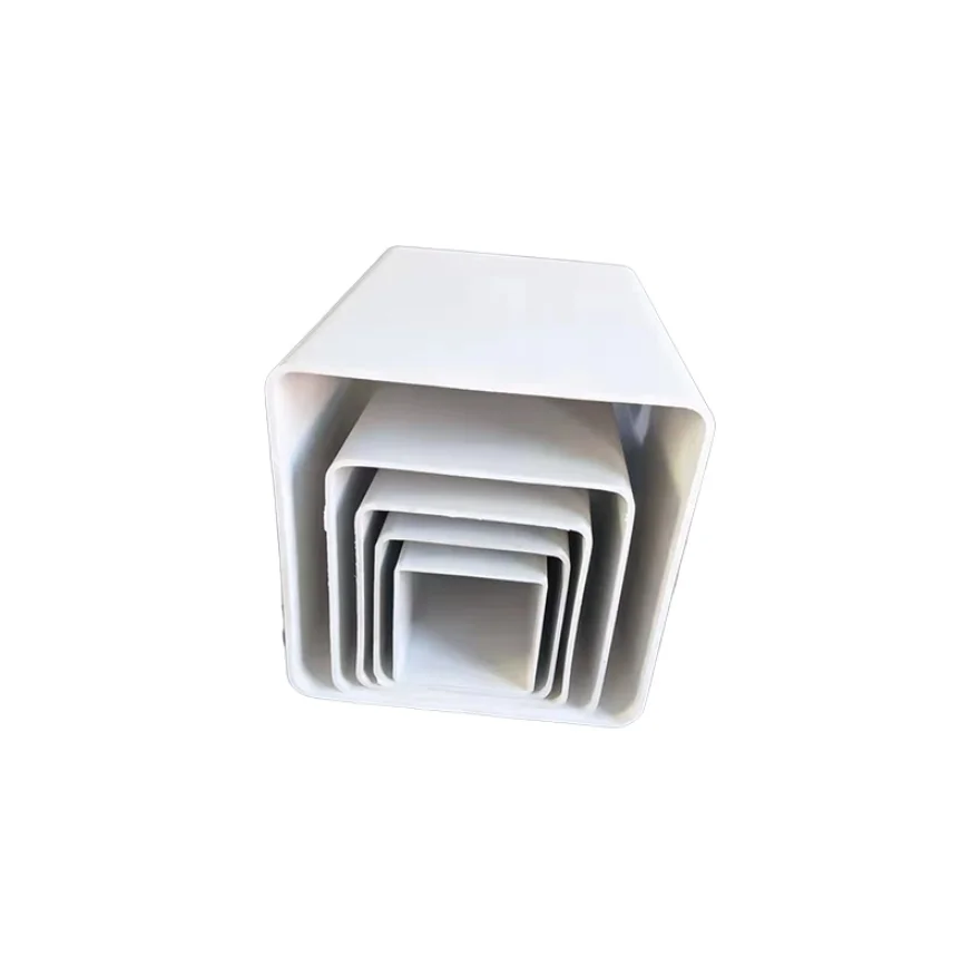 Customize Rectangular and Square Shape Plastic Square PVC ABS Pipe