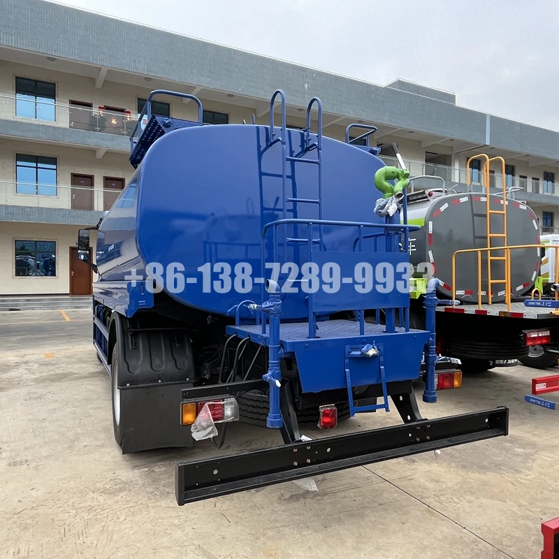 Factory 4x2 12 Meter Large Volume ISUZU-Compatible New Environmentally Friendly Green Spraying Truck Road Sweeper Pump Core