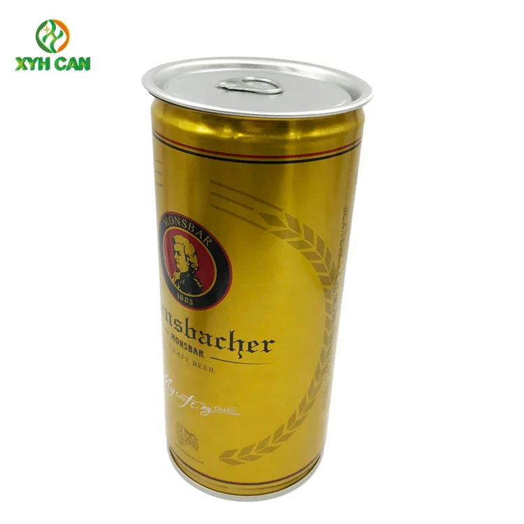 Wholesale empty round alcohol beer drink tin can