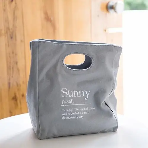 2019 new reusable picnic fruit vegetable breast milk waxed eco canvas lunch bag