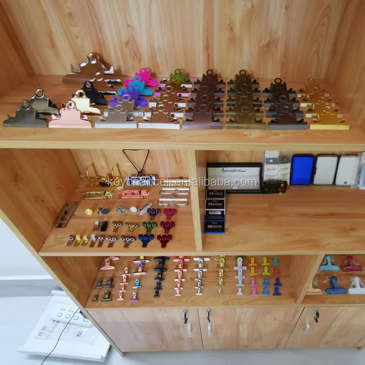 78mm best quality rack plating reddish antique bronze metal clipboard clip for wooden board