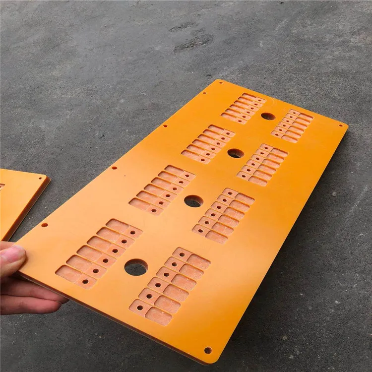 CNC Cutting Phenolic Laminate Sheet Phenolic ESD Black Orange Bakelite Sheet
