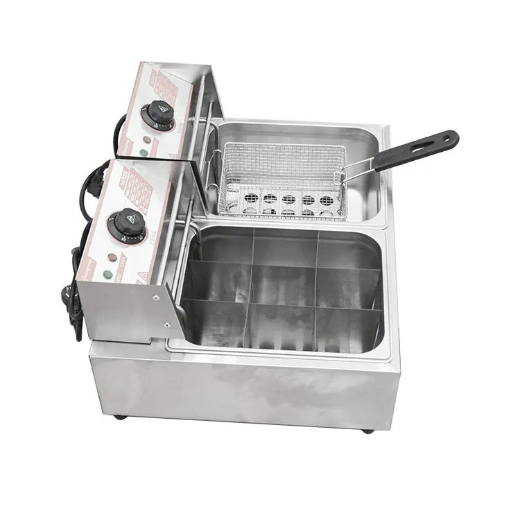 Commercial Stainless Steel Industrial Counter Top Electric Deep Fryer