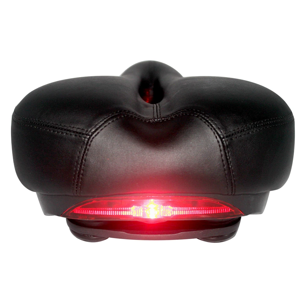 JOYSUN Bicycle Saddle with Tail light Hollow Soft Cushion Professional bike Cycling Saddle Comfortable bike seat