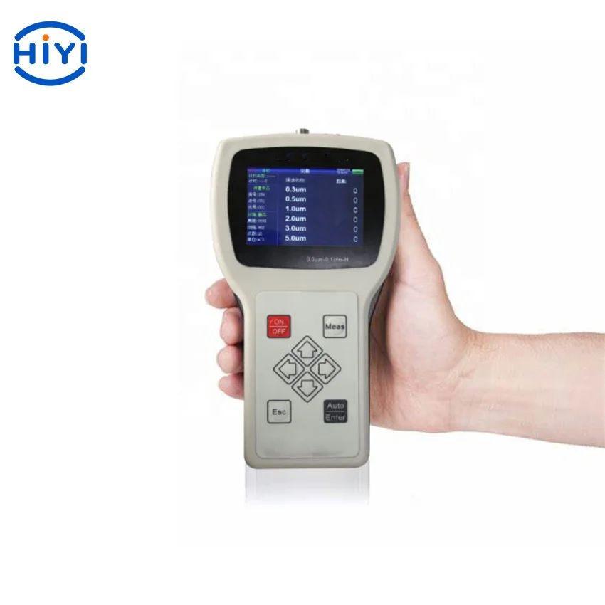 HiYi H630 Particle Size 0.3um 5.0 um 1.0 um 2.0um 3.0um 5.0um 10.0um 0.1 CFM 6 Channel Laser Particle Counter
