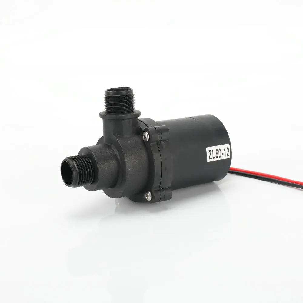 12V or 24V Brushless hot water booster pump brushless 24v dc mini water pump high flow rate
