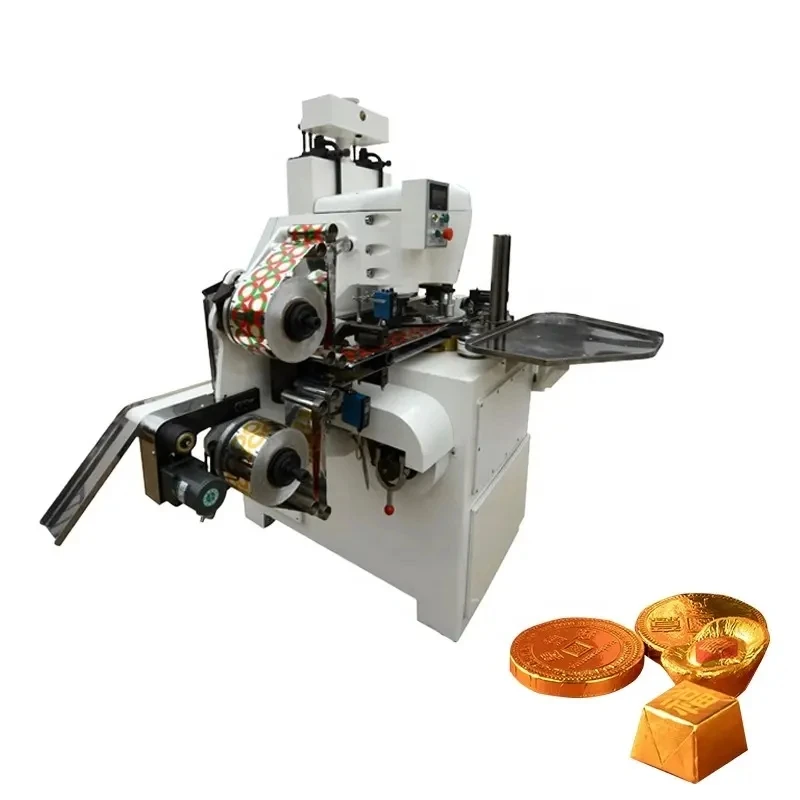 Fully Automatic Gold Coin Chocolate wrapping Machine Chocolate Making Machine Packing Machines