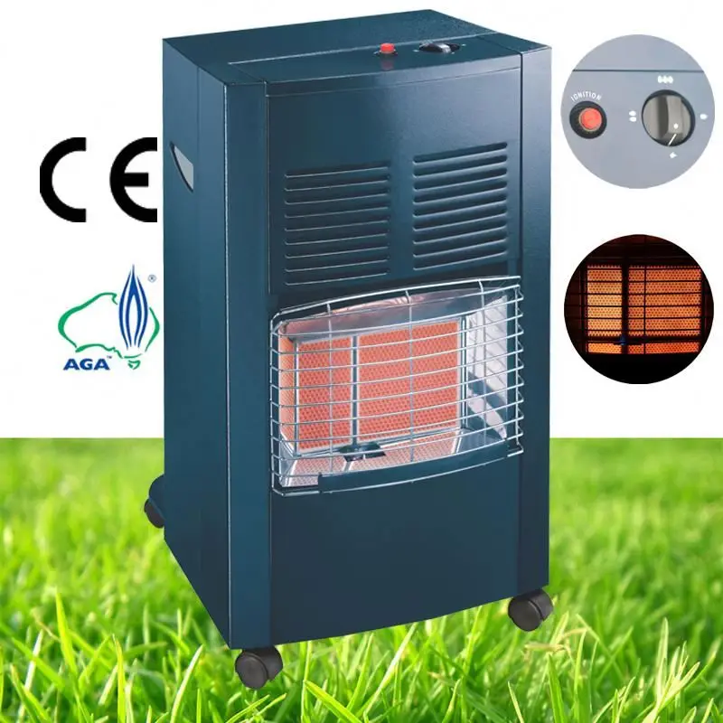 Portable gas cabinet room infrared gas heater