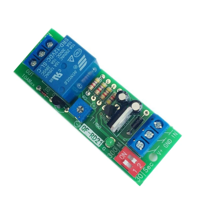 QF-RD21 5V/12V/24V Timer Control Relay Module Timer Delay Switch Module Turn Off Delay Switch Board For Exhaust Fan