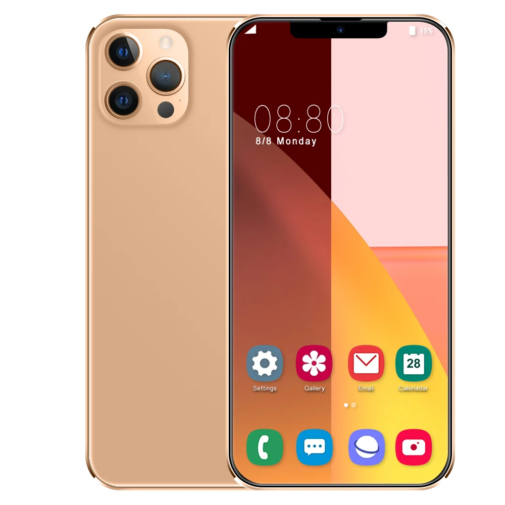 I12 Pro max 8 ГБ + 256 13 МП 24 6 5 дюймов новый сотовый телефон Android Мобильные телефоны 4G 5G