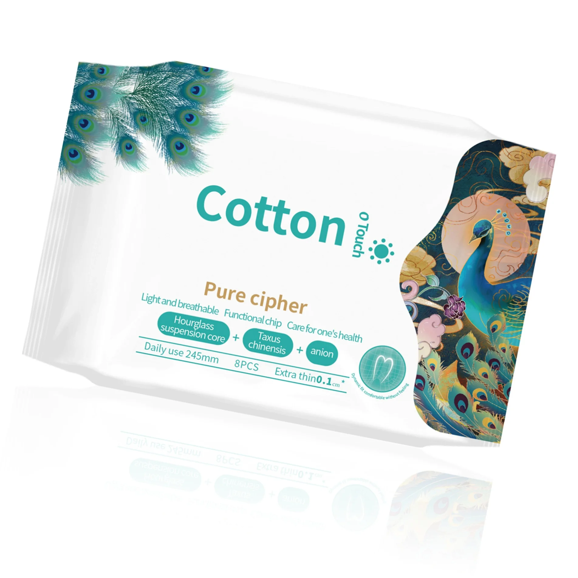 wholesale sanitary pad raw material hot sell bamboo sanitary napkin High quality sanitary pad packaging