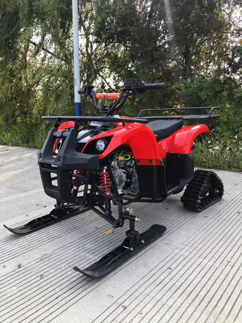 125cc ATV Snowmobile Tracked Sled Cross Country Ski Vehicle Gasoline Tracked Ski Vehicle