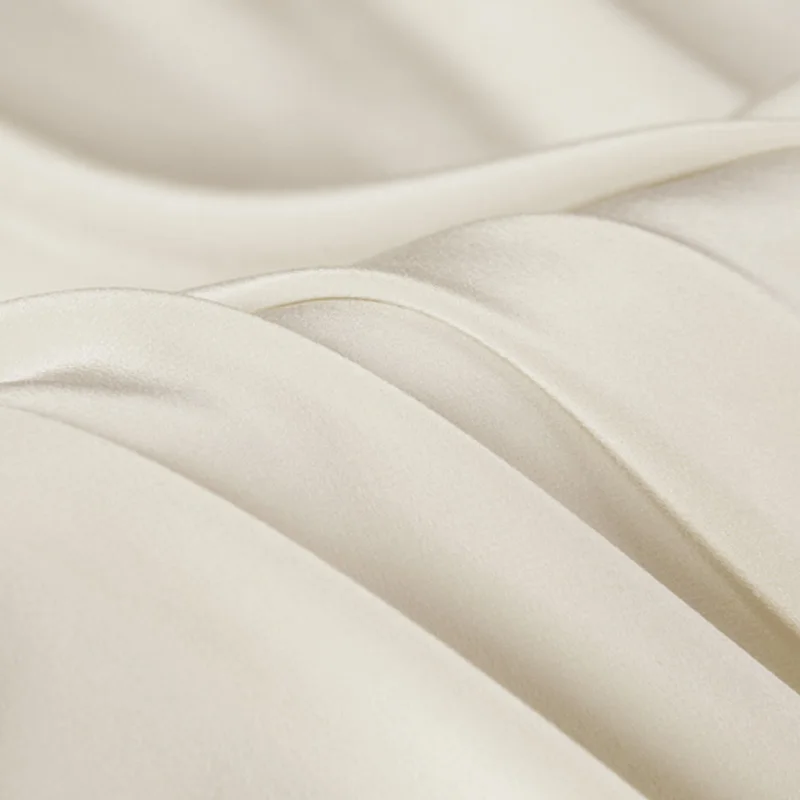 pure silk fabric 30mm crepe de chine 114cm width No.04 champagne color