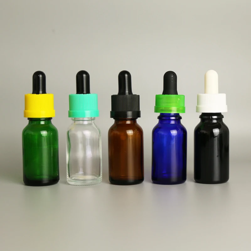 China wholesale cosmetics amber brown tincture essence oil 5ml 10ml 15ml 20ml 30ml 50ml 100 ml glass dropper bottle