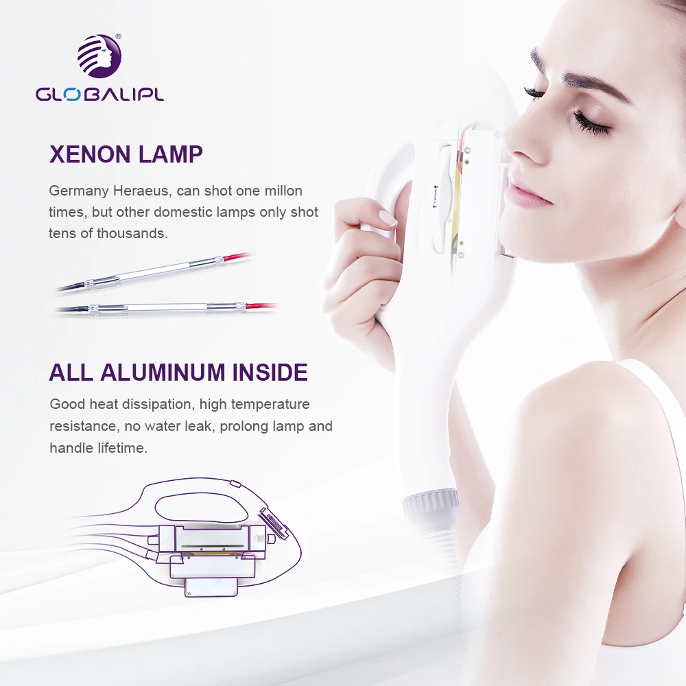 ipl machine with cooling GLOBALIPL Suitable for salon use ipl dpl hair removal and whitening machine