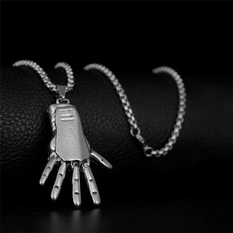 CLARMER personality disco dance hiphop stainless steel jewelry necklace men sweater chain accessories