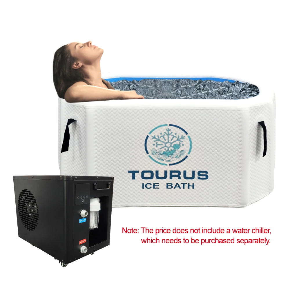 TOURUS Best Selling Pool Tube Tub pvc inflatable folding adult ice bath tub TOURUS Ice Plunge Bath