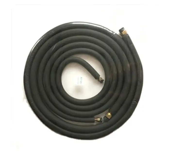 Professional Manufacturer Product Black Copper Pair Coil line set Insulated Copper Tube For High Quality Air Conditioning