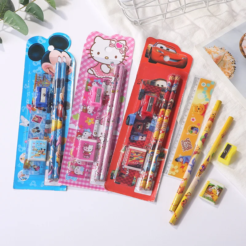 Wholesale Stationery Set Pencil Primary School Children Learning Gift Kindergarten Birthday Gift Award Gift Set