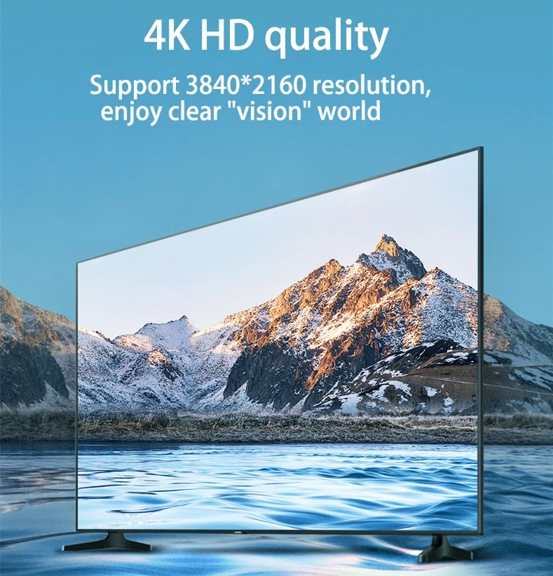 High Quality Nylon braided Hdmi To Hdmi Cable 4k 8K 120hz Refresh Rate Hd Video 2.1 hdmi Cable