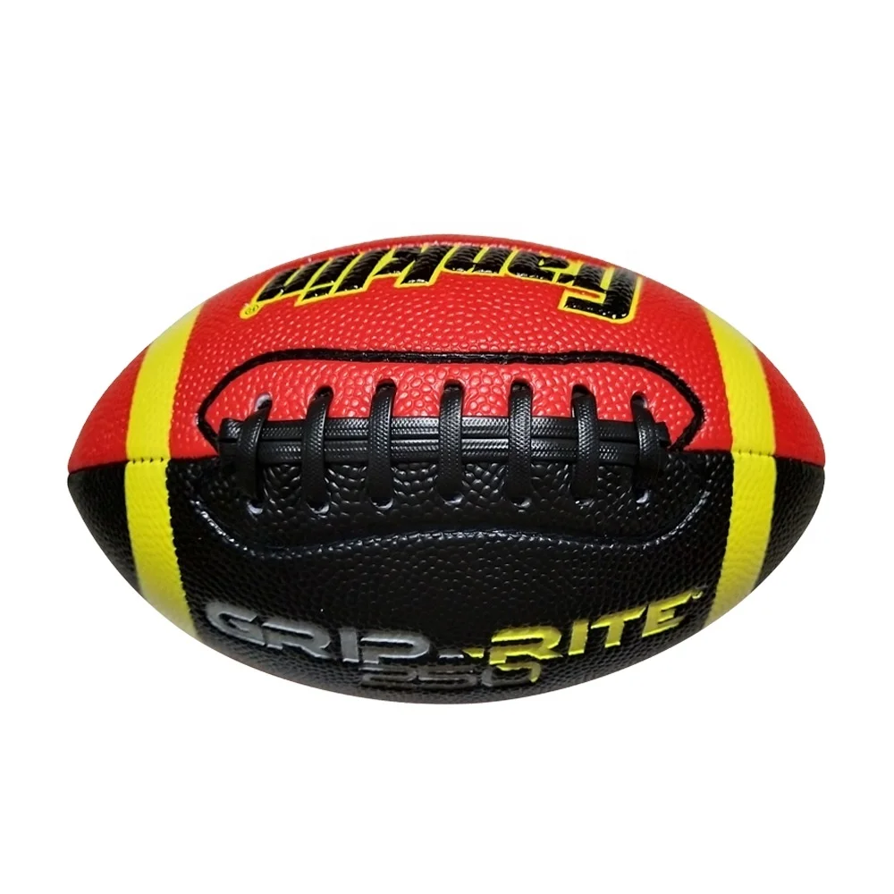 Eco High Quality Customized Logo Designs Rugby Ball PU Machine Stitching Australian Style Rugby Ball For Games