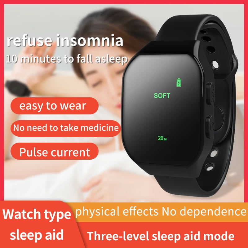 Portable New Electronic Help Adults Fast Asleep Relief Stress Anxiety Insomnia Improve Sleep With Sleep Aids Watch