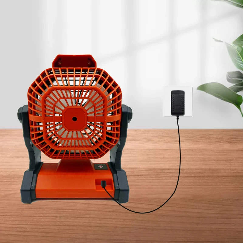 Small Outdoor Desk Usb Rechargeable Portable Multifunctional Camping Fan With Light