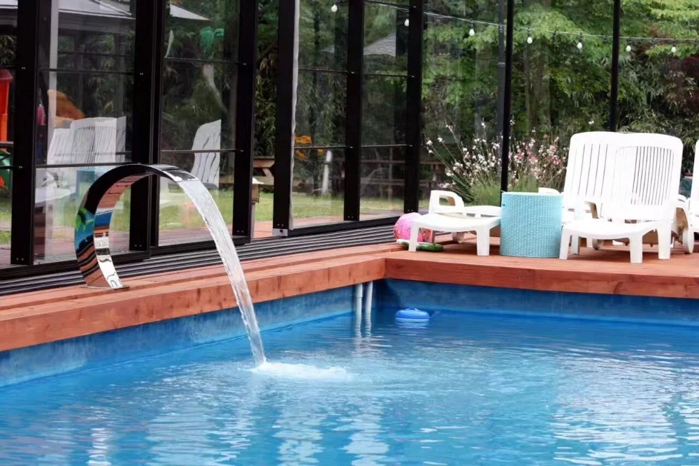 Swimming Pool Enclosure Residential / Swimming Pool Dome Cover