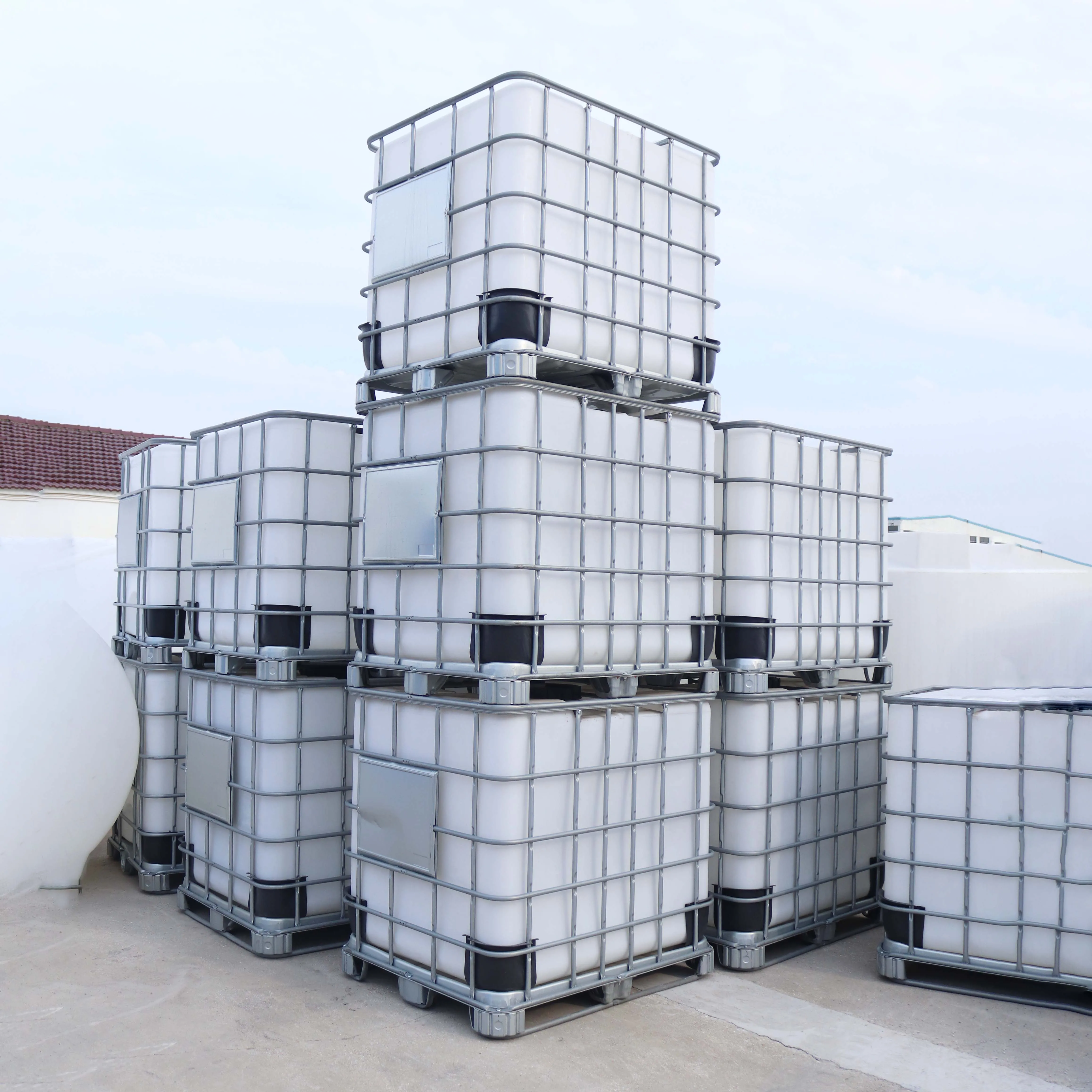 Good quality 1000 litre  IBC container tank for chemical oil water storage IBC container tank