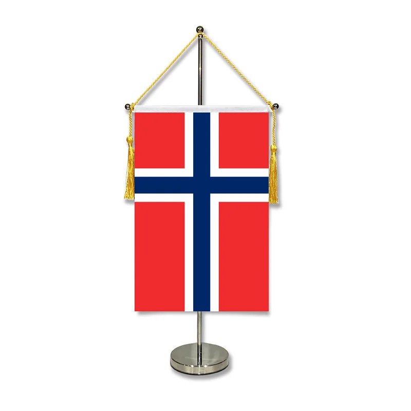 Офисный стол флаг столбы с полиэфирными флагами настольный стенд