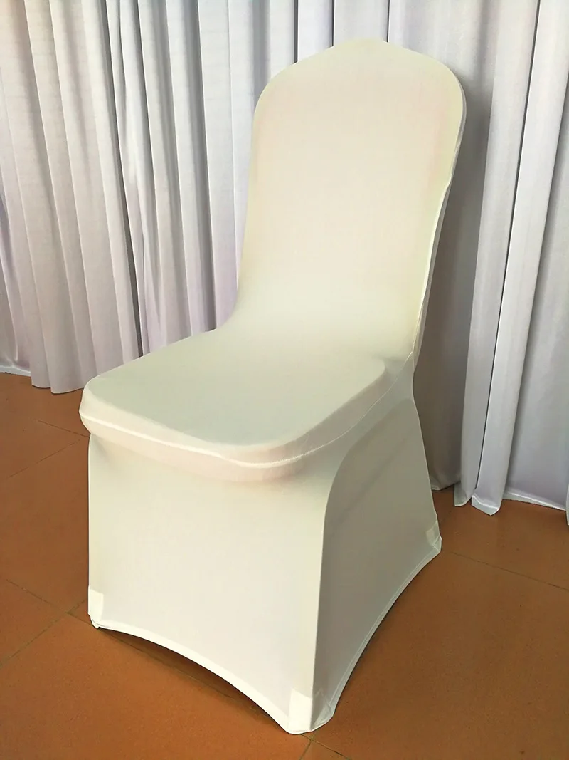 Hot sale luxury spandex banquet chair cover stretch chair covers for wedding outdoor party decoration