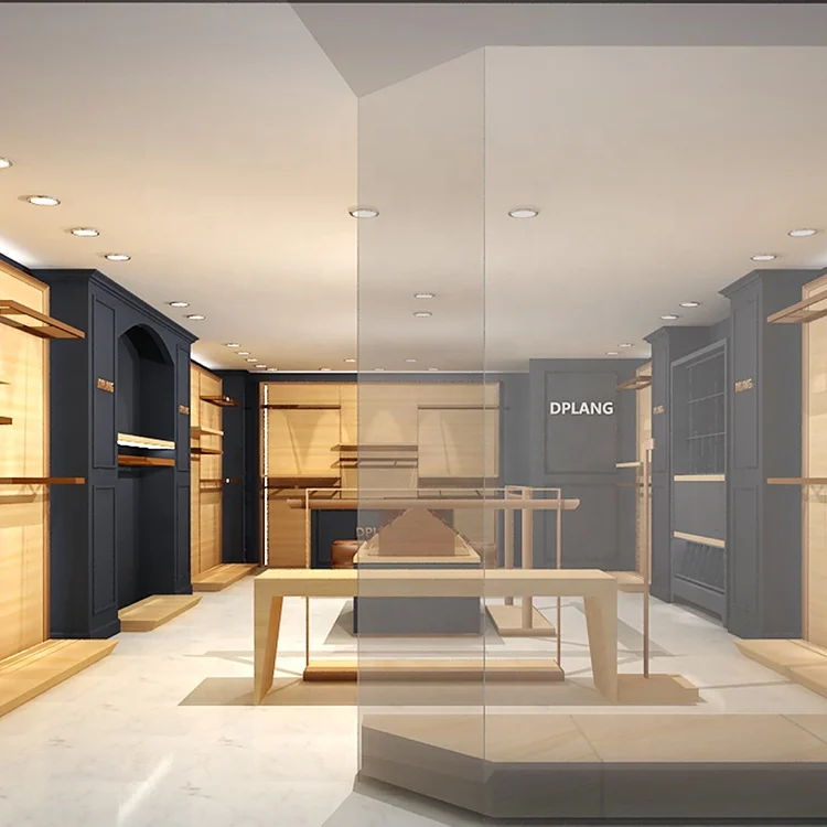 High End Retail Furniture Garment Shop Display Showcase Design Ladies Fashion Store Interior Design For Women Boutiques