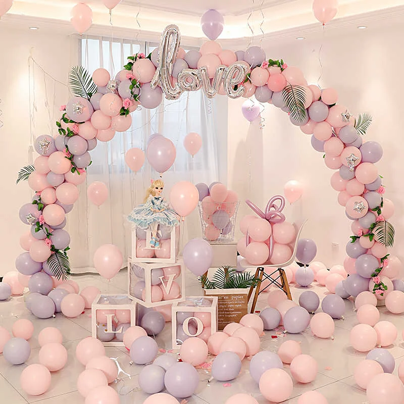 Latex Party Round Biodegradable Balloon Arch Made of Colorful Latex Balloons Wholesale Beautiful 12 Inch Decoration Custom Logo