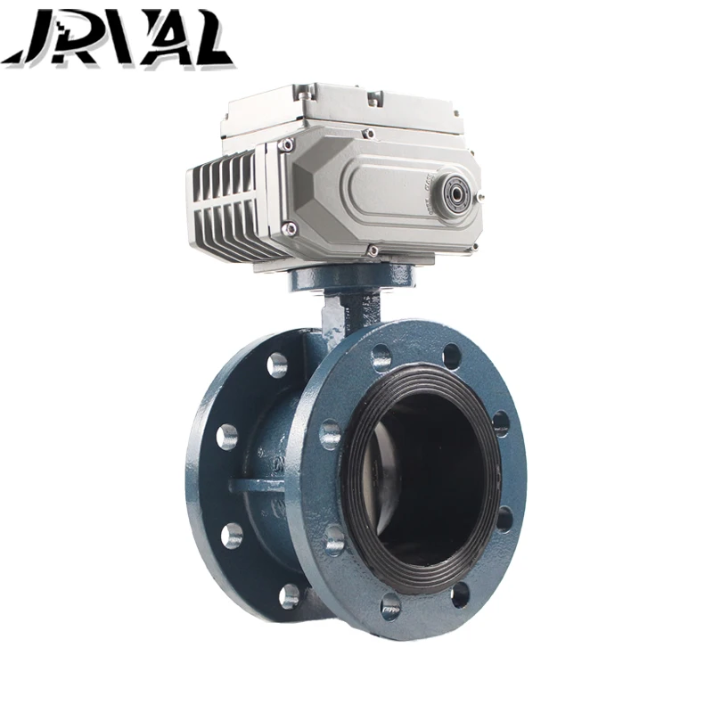 Cast Iron Wafer Electric Actuated Butterfly Valve With Actuator Flange Pneumatic Low Price China Valve Butterfly Manufacturer