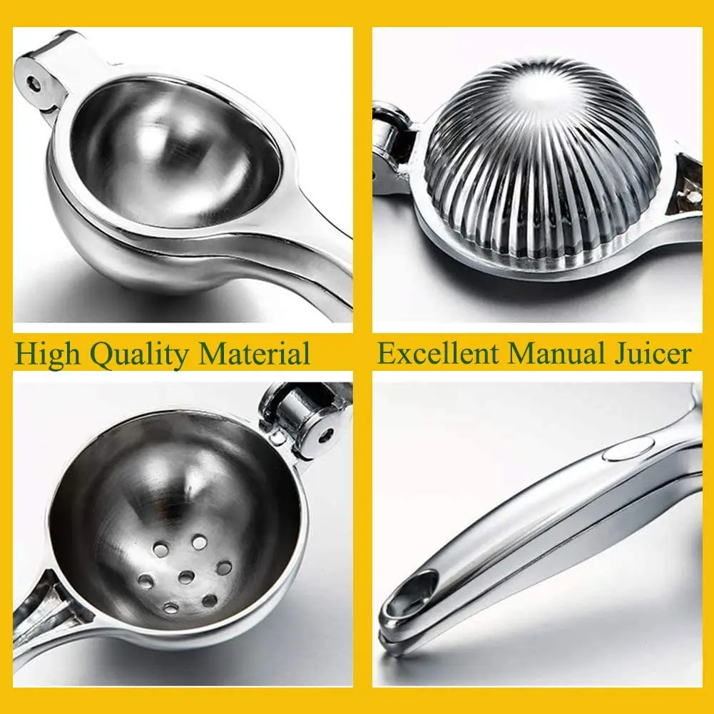 New Product Hot Sale Lemon Manual Juicer Manual Citrus Press Stainless Stell Press Handled Manual Juicer Lemon Lime Squeezer