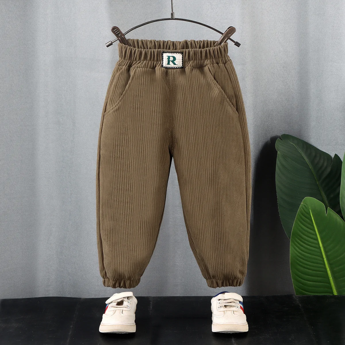 New Fashion Spring Autumn Children Corduroy Trousers Casual Kids Boys Sweat Pants