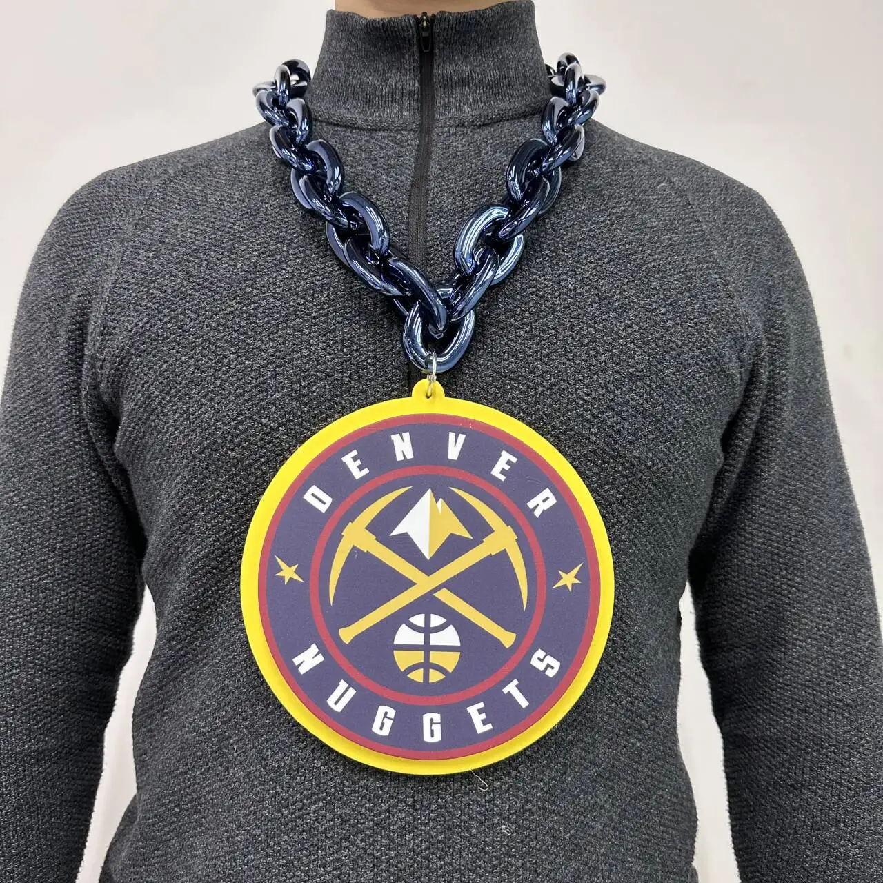 Custom Baseball Ice Hockey Football Club 8' NCAA Oversized Foam Necklace LOGO 3D EVA Foam Fan Chains