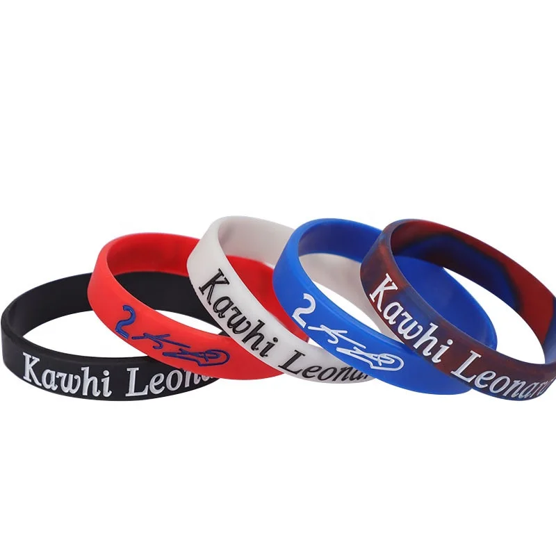 Factory Custom Logo Basketball Silicone Bracelets Basketball Silicone Bracelet Silicone Rubber Wristband